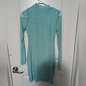 Elegant Teal Dress